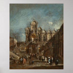 Campo San Zanipolo Venise - Guardi Affiche d'art f