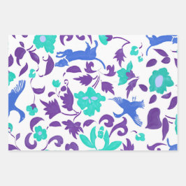 Campo y animales geschenkpapier set