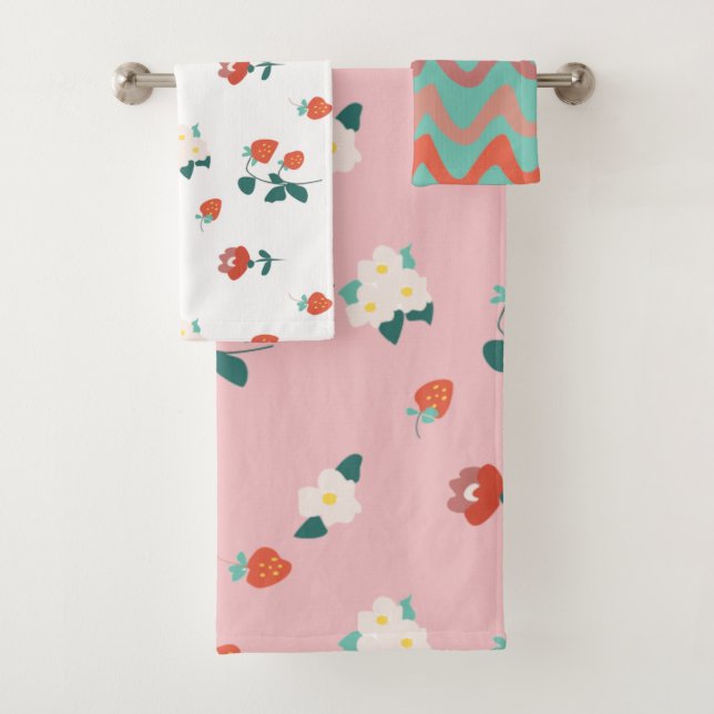 Campos de frutillas badhandtuch set (Insitu)