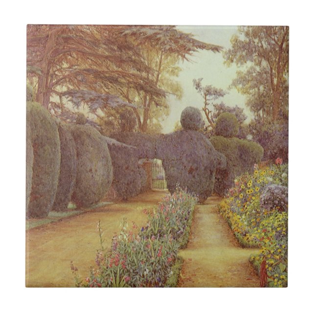 Campsea Ashe, Suffolk von Ernest Arthur Rowe Fliese (Vorderseite)