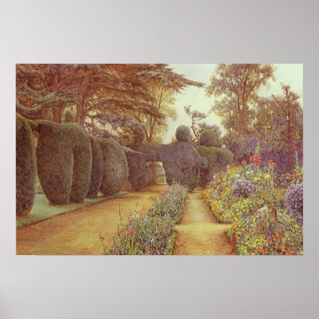 Campsea Ashe, Suffolk von Ernest Arthur Rowe Poster (Vorne)