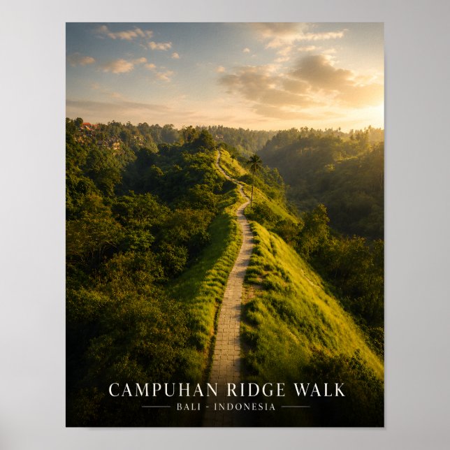 Campuhan Ridge Walk Bali Poster (Vorne)