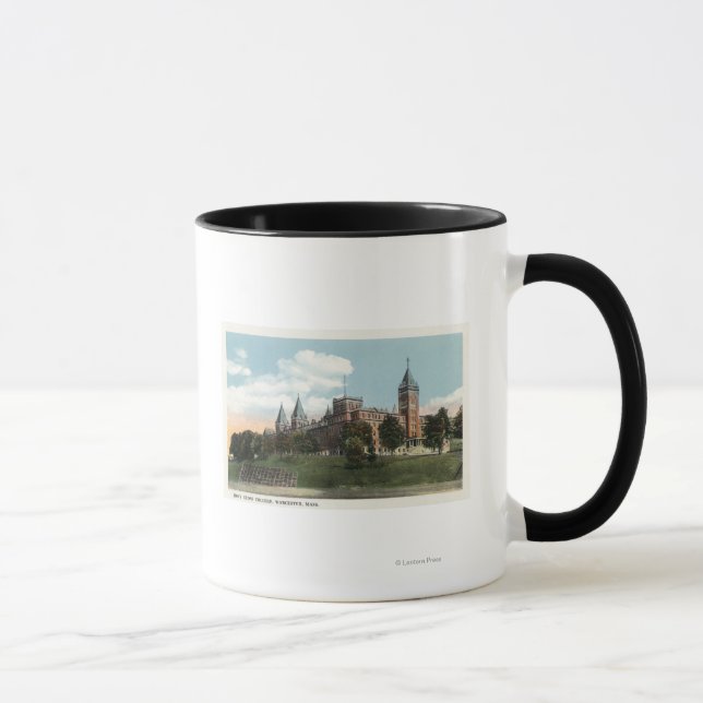 Campus Aussicht auf die Uni des Heiligen Kreuzes Tasse (Rechts)