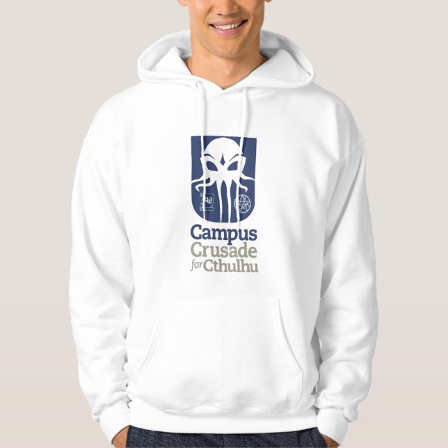 Campus-Kreuzzug für Cthulhu Hoodie (Vorderseite)