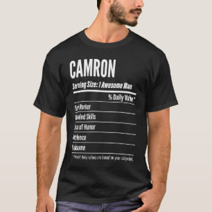 Camron Nährwertangaben Serving-Größe Kalorien T-Shirt