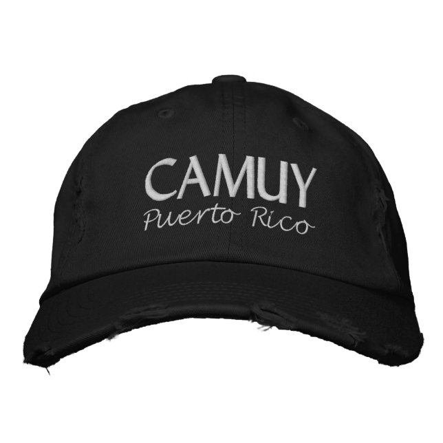 Camuy Puerto Rico bestickte Baseball Cap Baseballkappe (Vorderseite)