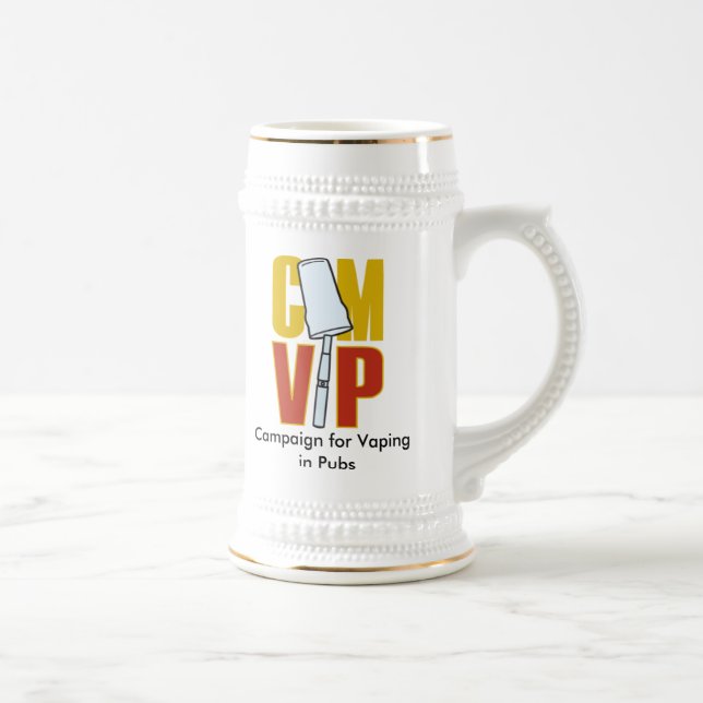 CAMVIP-Farbe, Kampagne für Vaping in den Kneipen Bierglas (Rechts)