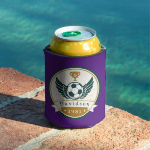 Can Cooler - Fußball - Personalisiert - Name hinzu Dosenkühler