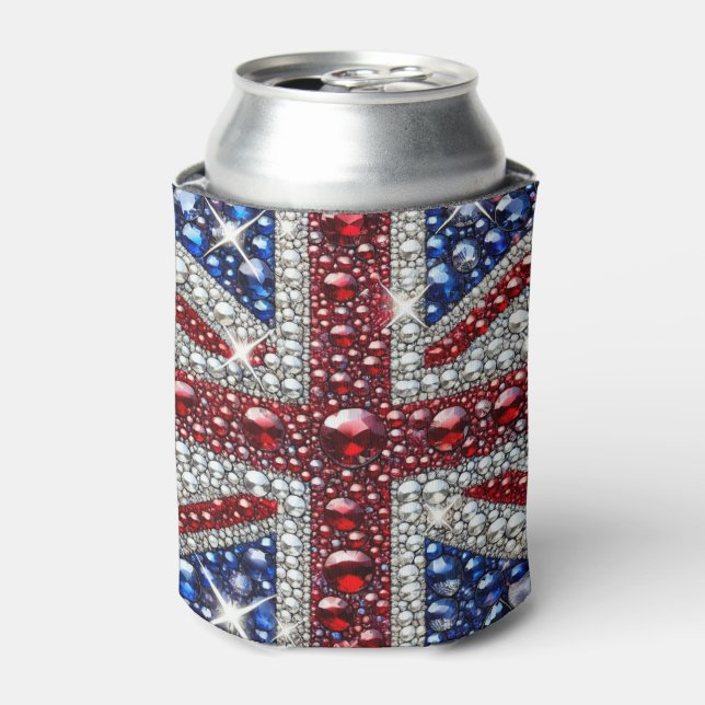 Can Cooler mit britischer Farbgestaltung Dosenkühler (Kanne Vorderseite)