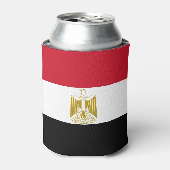 Can Cooler mit der Flagge Ägyptens Dosenkühler (Kanne Vorderseite)