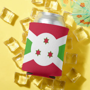 Can Cooler mit der Flagge Burundis Dosenkühler