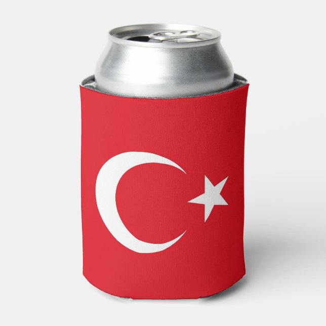 Can Cooler mit der Flagge der Türkei Dosenkühler (Kanne Vorderseite)
