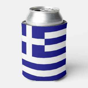 Can Cooler mit der Flagge Griechenlands Dosenkühler