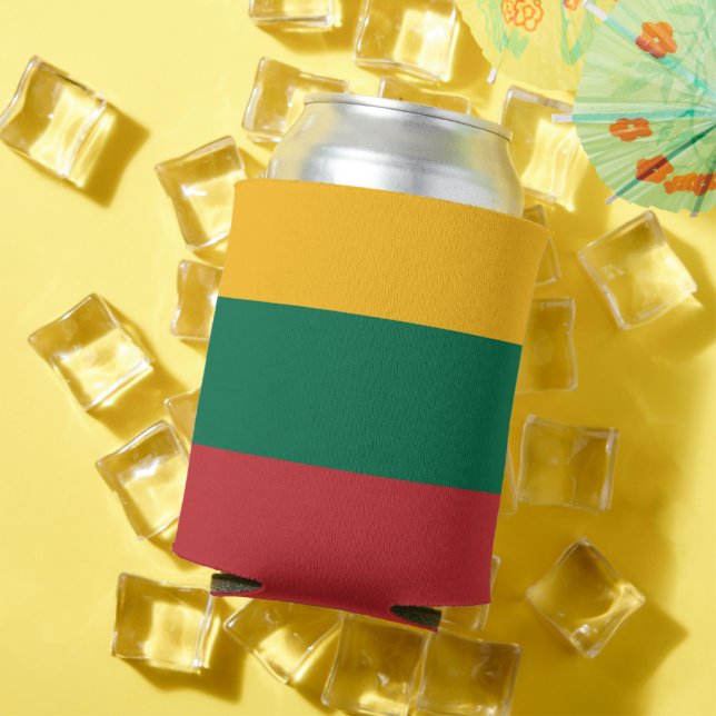 Can Cooler mit der Flagge Litauens Dosenkühler (In Situ Sommer)