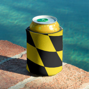 Can Cooler mit der Flagge Münchens, Deutschland Dosenkühler