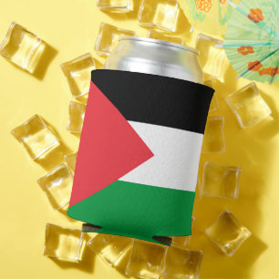 Can Cooler mit der Flagge Palästinas Dosenkühler