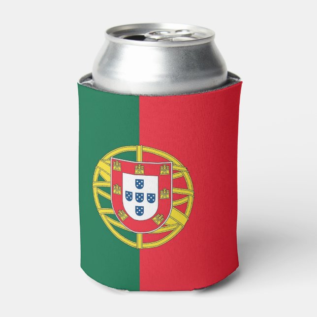 Can Cooler mit der Flagge Portugals Dosenkühler (Kanne Vorderseite)