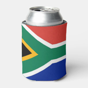 Can Cooler mit der Flagge Südafrikas Dosenkühler
