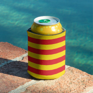 Can Cooler mit der Flagge von Katalonien, Spanien Dosenkühler