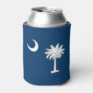 Can Cooler mit der Flagge von South Carolina Staat Dosenkühler
