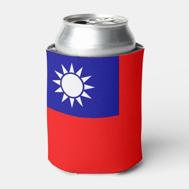 Can Cooler mit der Flagge von Taiwan Dosenkühler (Kanne Vorderseite)