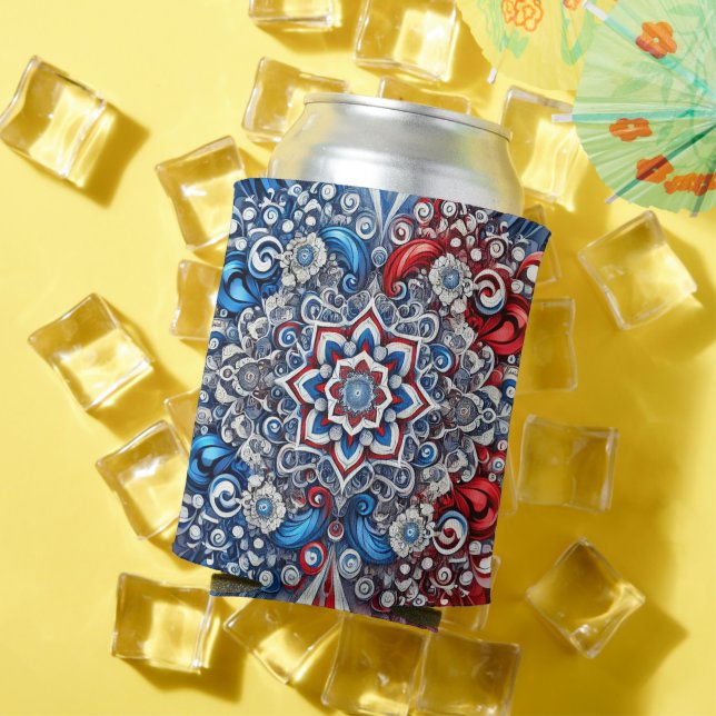 Can Cooler mit französischer Farbgestaltung Dosenkühler (In Situ Sommer)