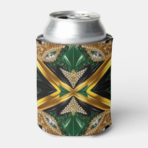 Can Cooler mit jamaikanischer Farbgestaltung Dosenkühler