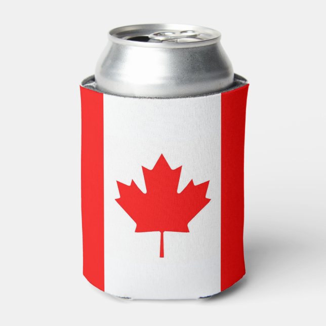 Can Cooler mit kanadischer Flagge Dosenkühler (Kanne Vorderseite)