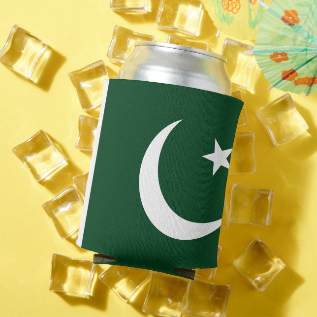 Can Cooler mit pakistanischer Flagge Dosenkühler (In Situ Sommer)