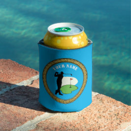 Can Cooler - Name hinzufügen - Golfer Dosenkühler