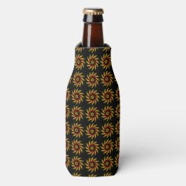 Can Cooler - Pinwheel auf schwarz Flaschenkühler