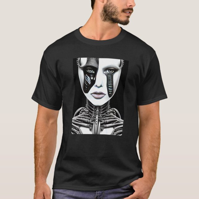 Can Sentient Robots Feel Sad  Artificial Intellige T-Shirt (Vorderseite)