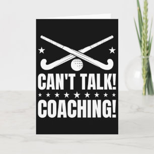 Can`t Talk Coaching - Feldhockey-Trainer Karte