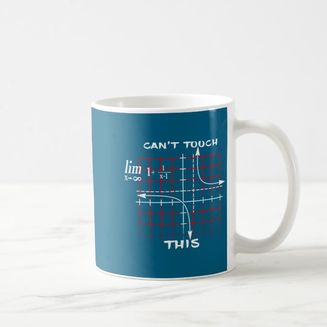 Can T Touch This Equation Math Funny Gift  Kaffeetasse (Rechts)