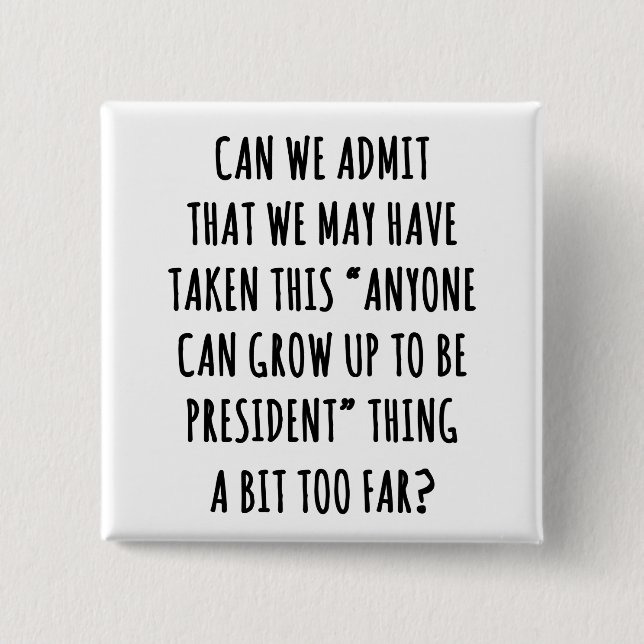 Can We Admit Button (Vorderseite)