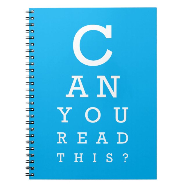 Can you read this? notizblock (Vorderseite)