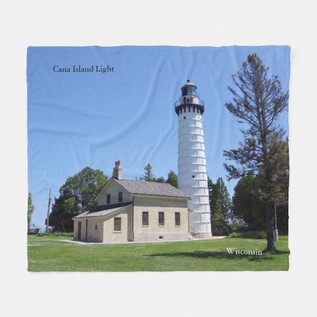 Cana Island Lichtdecke Fleecedecke (Vorderseite (Horizontal))