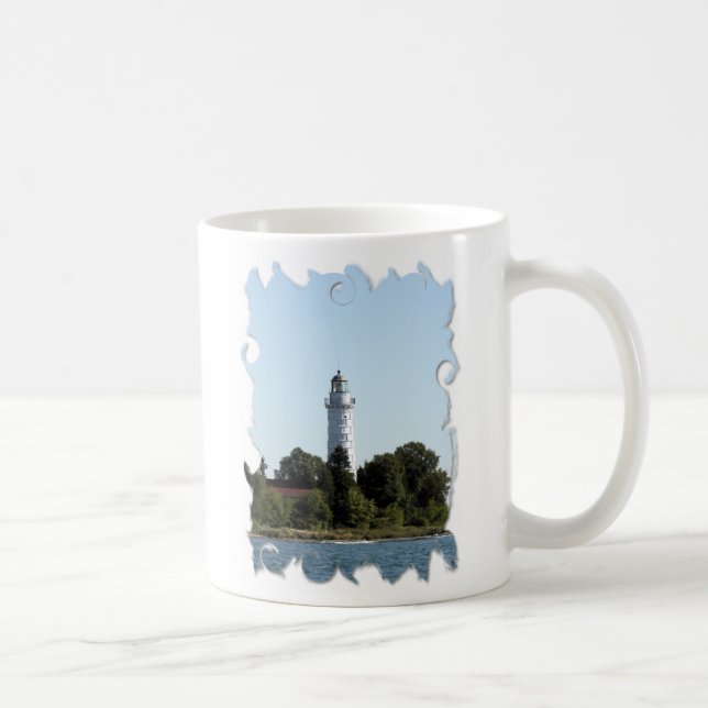 Cana Island Lighthouse Door Landkreis WI Kaffeetasse (Rechts)