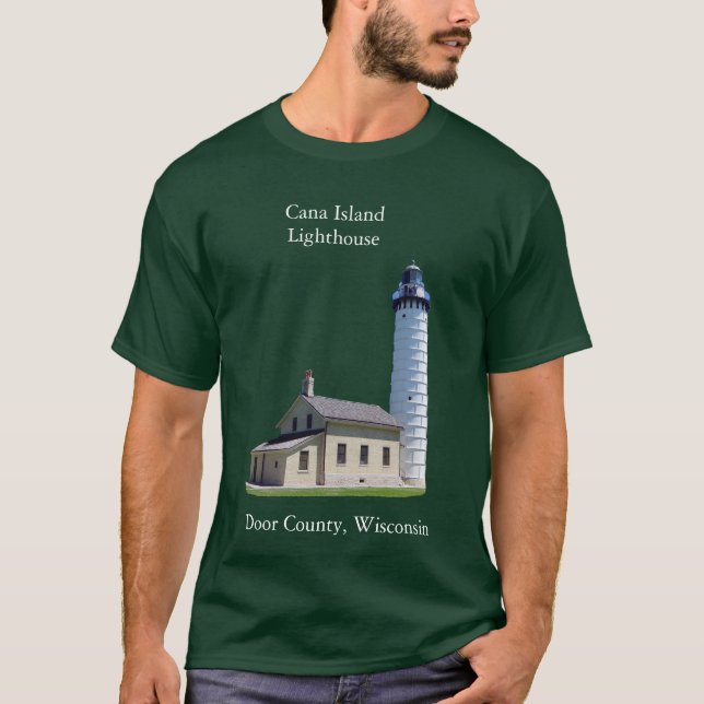 Cana Island Lighthouse Shirt (Vorderseite)