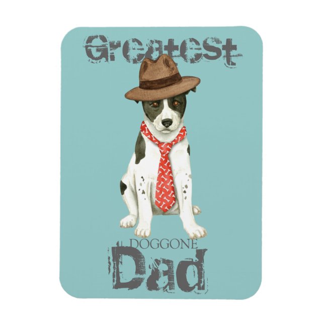 Canaan Chien Papa Magnet (Vertical)