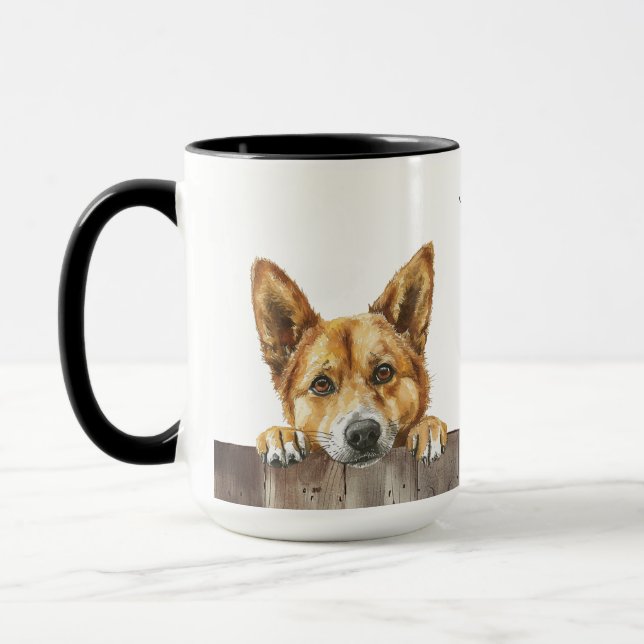Canaan Dog Mug (Gauche)