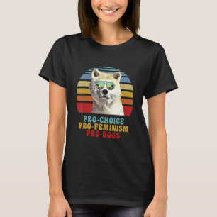 Canaan Dog Pro Choice Pro Feminism Pro Hunde T-Shirt