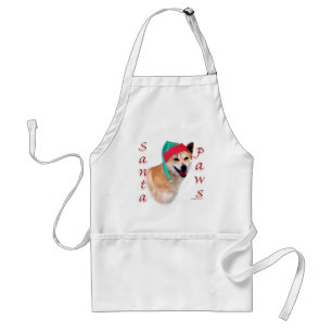 Canaan Dog Santa Paws Schürze