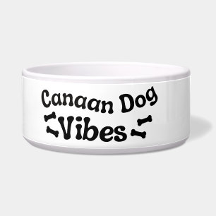 Canaan Dog Vibes Keramik Dog Bowl Napf