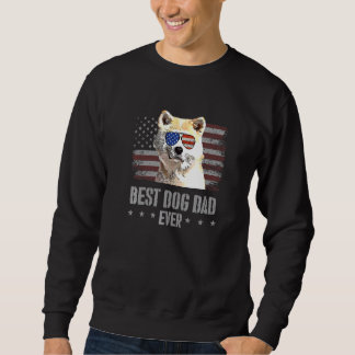Canaan Hund Bester Hund Vater je Retro USA Fl Sweatshirt