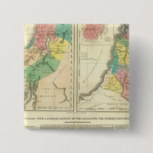 Canaan - Israel Atlas Karte Button