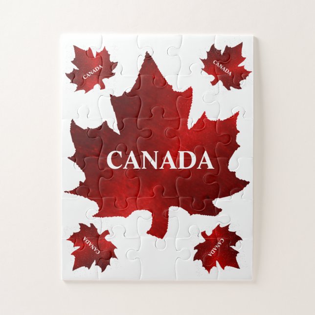 CANADA 30 Pieces Red Maple Leaf (Vertikal)
