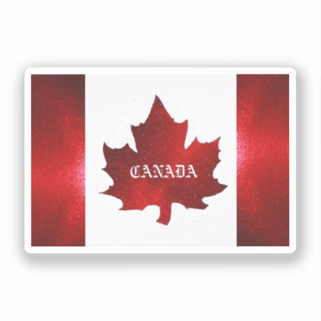 Canada-Aufkleber Aufkleber (Vorderseite)