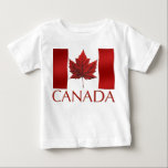 Canada Baby Shirt Personalisiert Baby Shirt<br><div class="desc">Baby Canada Flag Shirts Niedlich Canada Flag Maple Leaf Baby Shirts für Kleinkinder, Baby Girls & Baby Boys Personalize Klicken Sie "Anpassen", um Text Choose Schriftartes und Custom Colors Personalisiert Red Canadian Flag Säugling / Baby Canada Souvenir T - Shirt Design von kanadischen Künstler Kim Hunter. Siehe http://www.kimhunter.ca für weitere...</div>