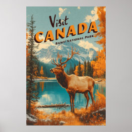 Canada Banff National Park Poster